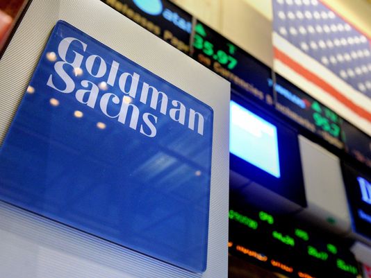 Apple and Goldman Sachs shares drop dragging down large indices
