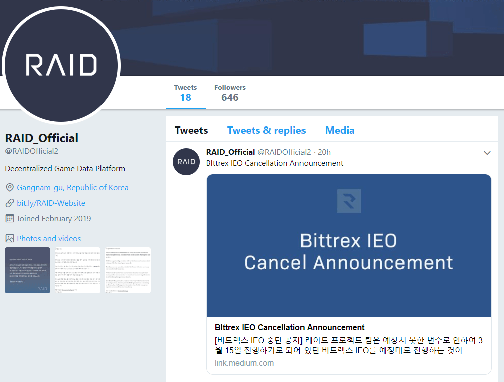 Is RAID a scam? Bittrex cancels IEO tokensale